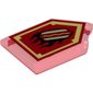 Tile Special 2 x 3 Pentagonal with Nexo Power Shield Print - Burnt Hot Dog