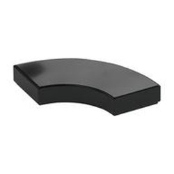 Tile 2 x 2 Curved, Macaroni
