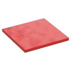 LEGO part  FLAT TILE 6X6 in Bright Red/ Red