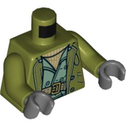 Lego green online torso