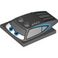 Wedge Curved 5 x 4 x 1 with 4 x 4 Base with Blue Eyes and Windows Print (Jackson Storm)