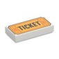 Tile 1 x 2 with 'TICKET' and '0937' Print