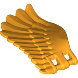 Creature Body Part, Wing 4 x 7 Left with Feathers and Handles for Clips