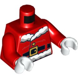 LEGO part MINI UPPER PART, NO. 3901 in Bright Red/ Red