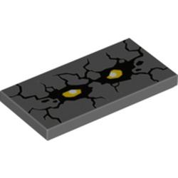 Tile 2 x 4 with Rock Face Print