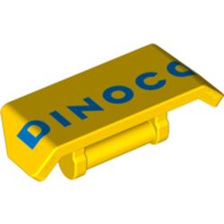 Spoiler 2 x 4 with Handle with Dinoco Print