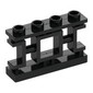Fence 1 x 4 x 2 Ornamental Asian Lattice Square with 4 Studs