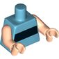 Torso Horizontal Black Stripe Print (Powerpuff Girls), Light Arms and Hands