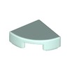 Light Aqua Tile Round 1 x 1 Quarter