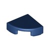 Dark Blue Tile Round 1 x 1 Quarter