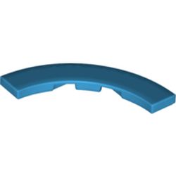LEGO part TILE 4X4, W/ BOW, NO. 5 in Dark Azure