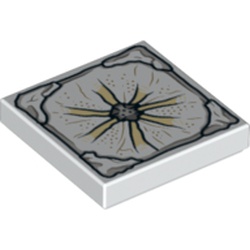 Tile 2 x 2 with Atlantis Stone print