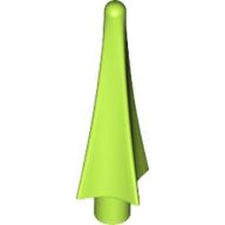 LEGO part 24482 Weapon Spear Tip with Fins in Bright Yellowish Green/ Lime