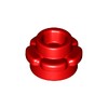 Red Plant, Flower, Plate Round 1 x 1 with 5 Petals
