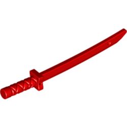 LEGO part 10021459 NINJA SWORD in Bright Red/ Red