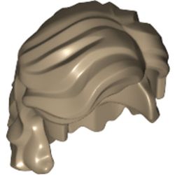 LEGO part 6209690 MINI WIG, NO. 191 in Sand Yellow/ Dark Tan