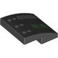 Slope Curved 2 x 2 x 2/3 with Darth Vader Control Panel, Buttons, Lights print