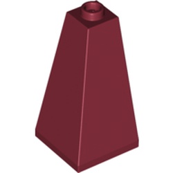 LEGO part 3685 ROOF TILE CORNER 2X2X3/73° in Dark Red