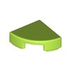 Lime Tile Round 1 x 1 Quarter
