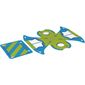 Tent and Roof, Awning Lime and Azure Print [Complete Sheet]