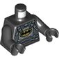 Torso Space Batsuit with Yellow Batman Logo, Hoses Print, Black Arms and Hands