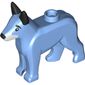 Animal, Dog, Alsatian / German Shepherd (Police Dog) with Black Nose and Ears, White Around Mouth Print