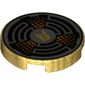 Tile Round 2 x 2 with Speaker Print