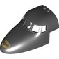 Aircraft Fuselage Curved Forward 6 x 10 Top with Yellow Batman Logo