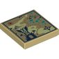Tile 2 x 2 with Map to Noctura's Castle Print (Elves)