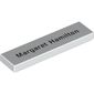 Tile 1 x 4 with Black 'Margaret Hamilton' Print