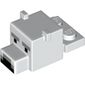 Animal Body Part, Bear Head 1 x 2 with Cube Polar Bear with Pixelated Face Print