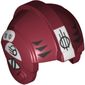 Helmet Rebel Pilot, Center Ridge with Black Triangles Print