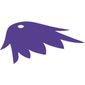 Neckwear Cape, 7 Points Feathered [Shiny Spongy Stretchable Fabric]