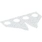 Hipwear Coattails, Pointed with Silver Speckles Print