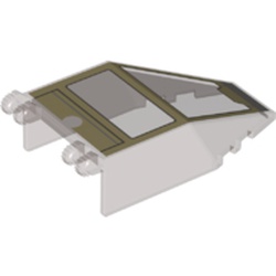 Windscreen 7 x 4 x 1 2/3 with Hinges with Tan Sandspeeder Frame Print