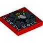 Tile 2 x 2 with 'Rock & Roll' Print