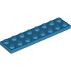 Dark Azure Plate 2 x 8