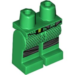 LEGO part 10037272 MINI LOWER PART, NO. 1465 in Dark Green/ Green