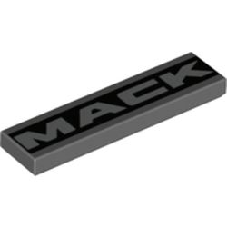 Tile 1 x 4 With MACK Print