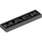 Tile 1 x 4 With MACK Print