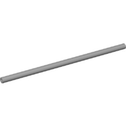 LEGO part 37461 PNEUMATIC TUBE 112MM in Medium Stone Grey/ Light Bluish Gray