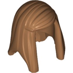 LEGO part MINI WIG NO. 12 in Medium Nougat