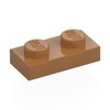 Medium Nougat Plate 1 x 2