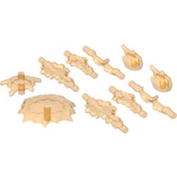 LEGO part in Transparent Bright Orange/ Trans-Orange