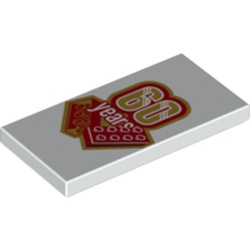 Tile 2 x 4 with '60 Years' print