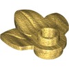 Pearl Gold Plant, Plate 1 x 1 Round with 3 Leaves