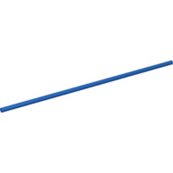 LEGO part PNEUMATIC TUBE 216MM in Bright Blue/ Blue