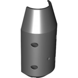Tipper Drum 3 x 6 x 10 Cement Mixer Half with 4 Technic Pin Holes