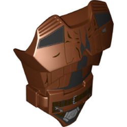 Large Figure Torso Cover with Raised Belt and Han Solo Armour, Belt Print