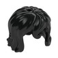Hair Short with Curl in Front, Hole on Top and Side